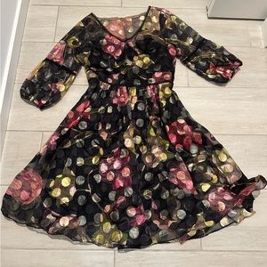 MARCHESA floral dress